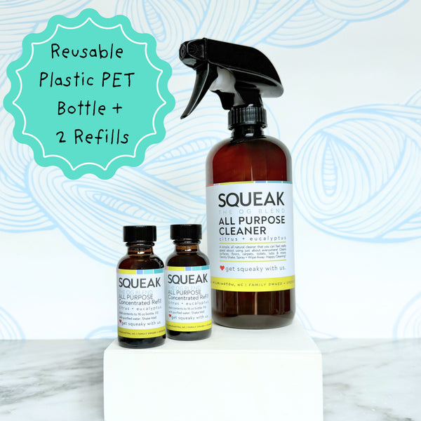 Reusable PET Plastic Blend + Bottle | OG | Set of Two