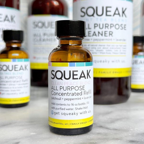 Set of TWO | ALL PURPOSE Clean Peace Blend Concentrated Refill | patchouli + peppermint + lavender