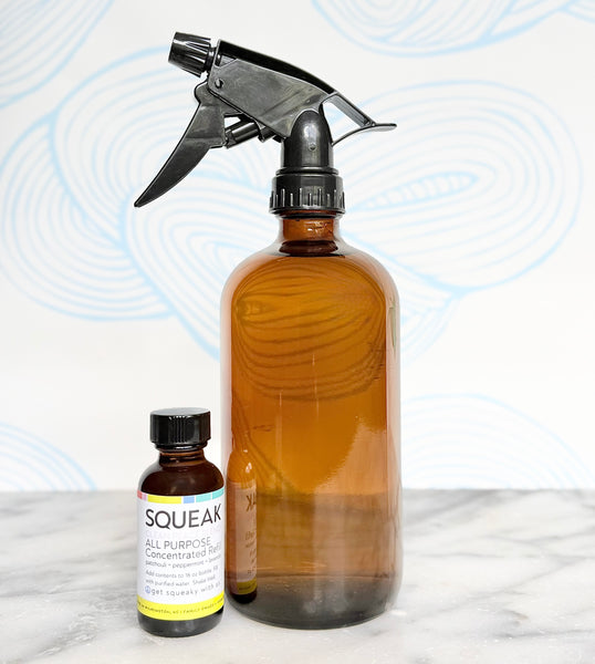 Amber Forever Bottle + Clean Peace Blend | patchouli + peppermint + lavender