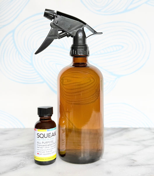 Amber Forever Bottle + Tea Tree Blend  |  tea tree + citrus + eucalyptus